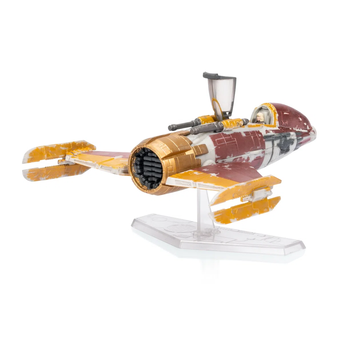 Star Wars Micro Galaxy Squadron Fiend Fighter - 12,7 cm Fahrzeug mit 2,5 cm Mikro-Figuren-Zubehör
