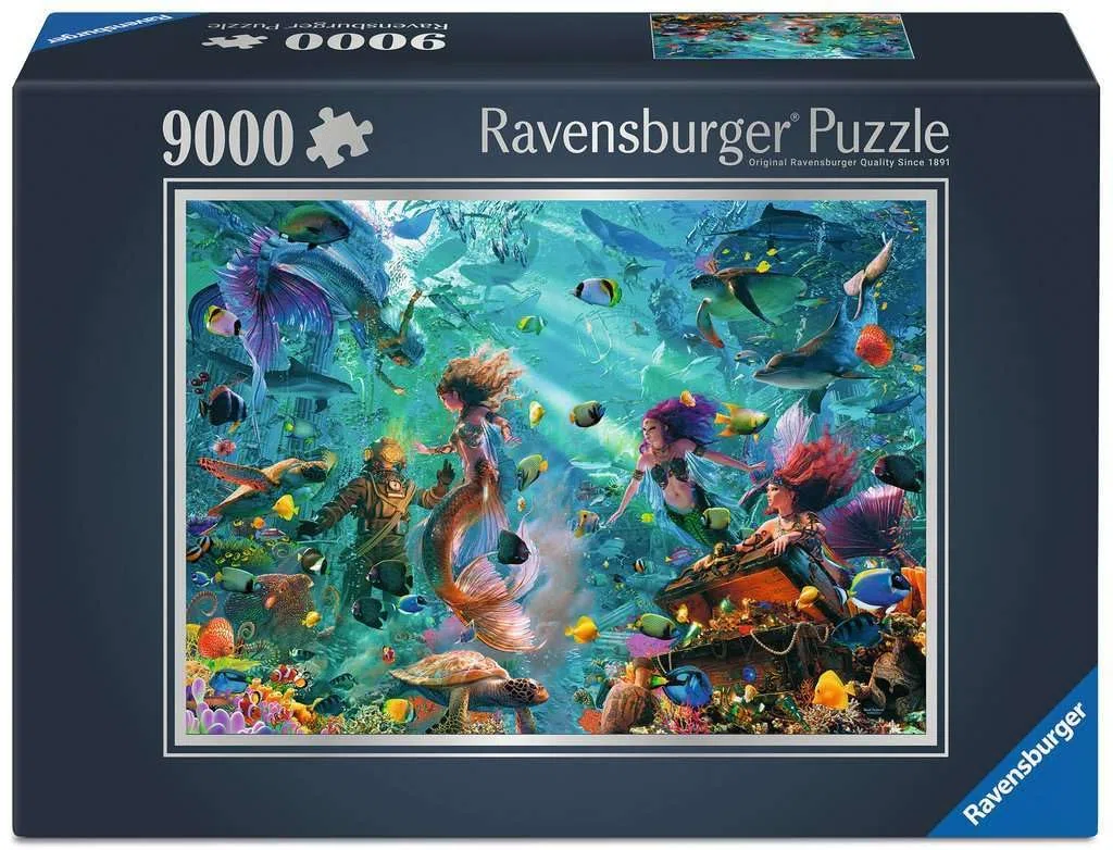 Ravensburger Puzzle 17419 Königreich unter Wasser - 9000 Teile Puzzle für Erwachsene und Kinder ab 14 Jahren