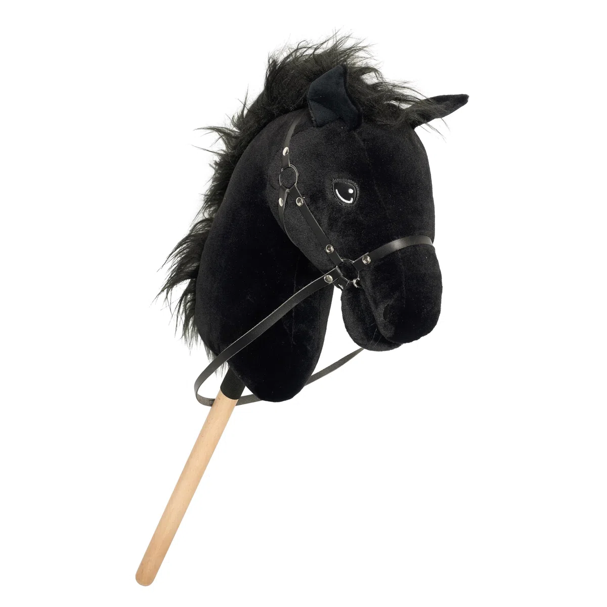 Imperial Riding KL10125004 Hobby Horse „IRH Free Spirit“ Steckenpferd mit Zaumzeug & Zügeln, Stockpferd für Hobby Horsing, Schwarz
