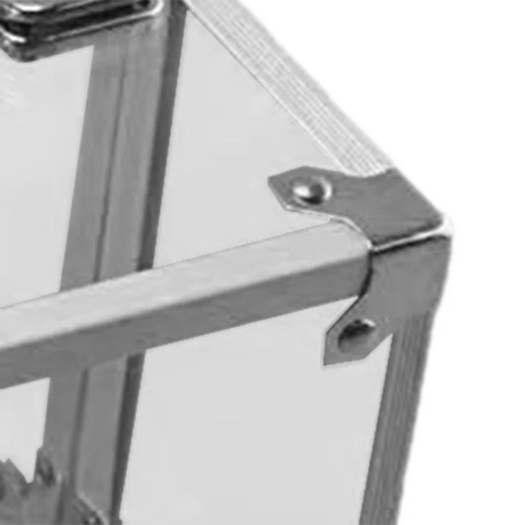 Fenteer Acryl -Chip -Hülle -Chiphalter staubdes Sportspielzubehör Clear Multifunktional 600 Chips Kapazitätsbehälter Organizer