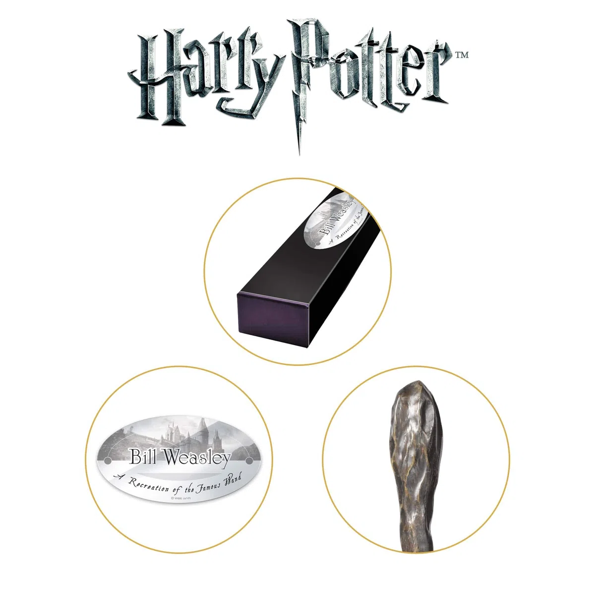 The Noble Collection Harry Potter Bill Weasley Character Wand