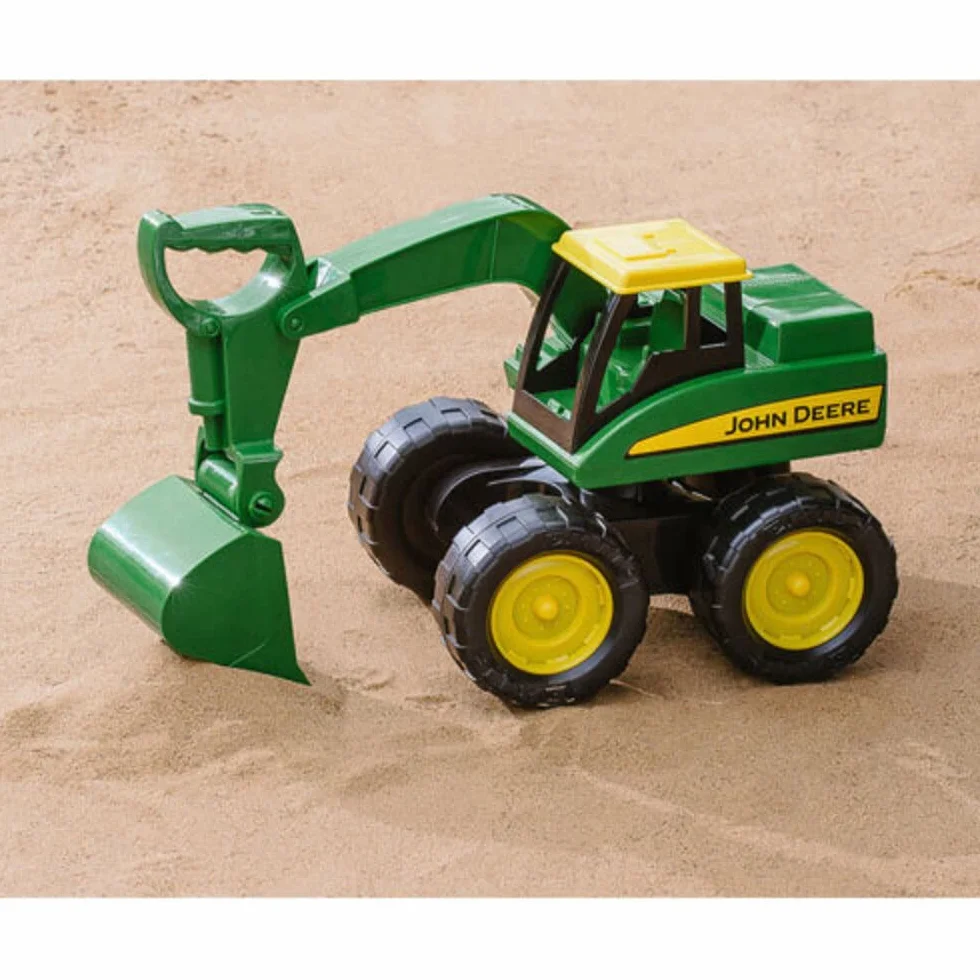 JOHN DEERE 35765M6 Spielzeugtraktor John Deere Big Scoop in grün, stabiler & robuster Kinderspielzeug Bagger aus Kunststoff für den Sandkasten, zum Spielen und Sammeln, ab 3 Jahre, Kinder Autos, Spielzeug für Jungen
