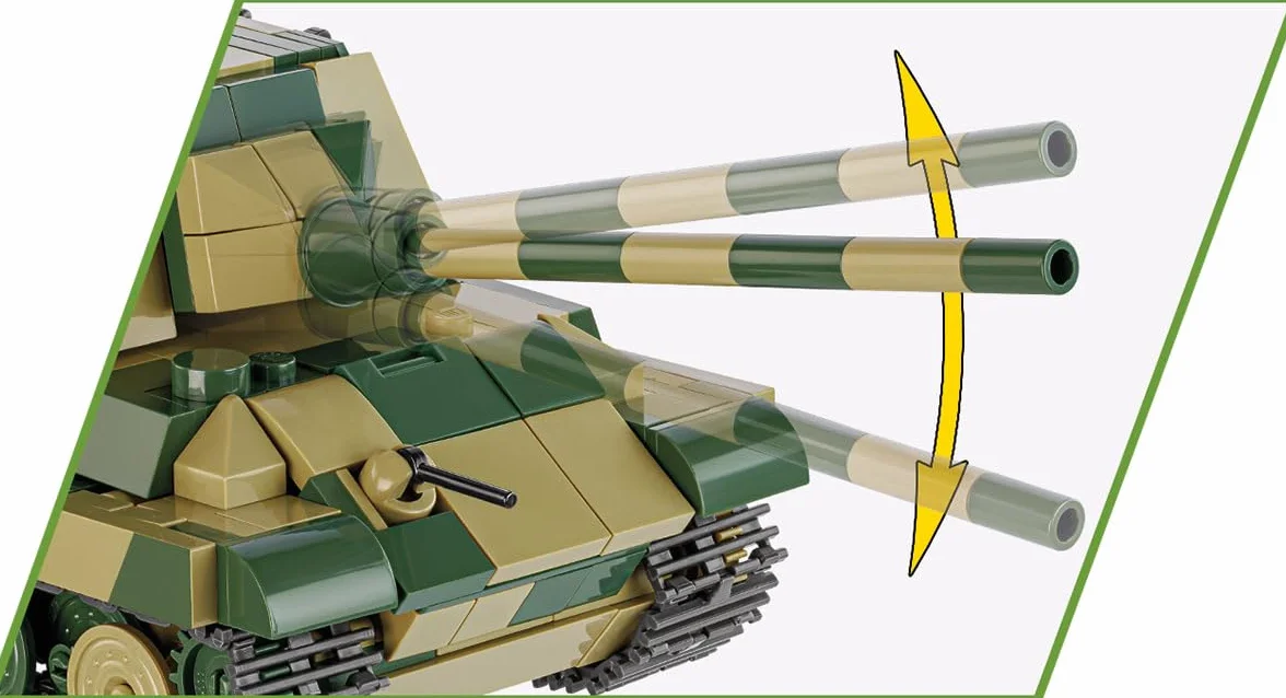 COBI Panzerjäger Tiger AUSF. B Jagdtiger, 22 cm, grün