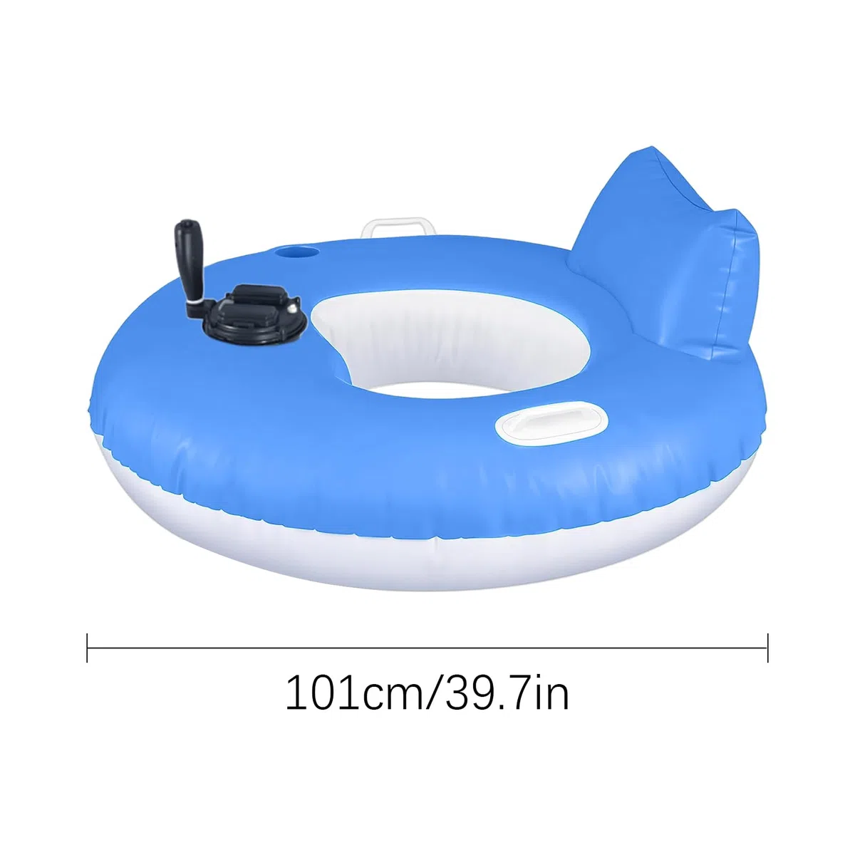 Elektrischer Pool Float, Aufblasbare Seen Liege, 39,76 Zoll Sommermatratze mit Komfort, PVC Strandausrüstung, Schwimmzubehör mit einfacher Verwendung, Entspannungsausrüstung für Männer und Frauen