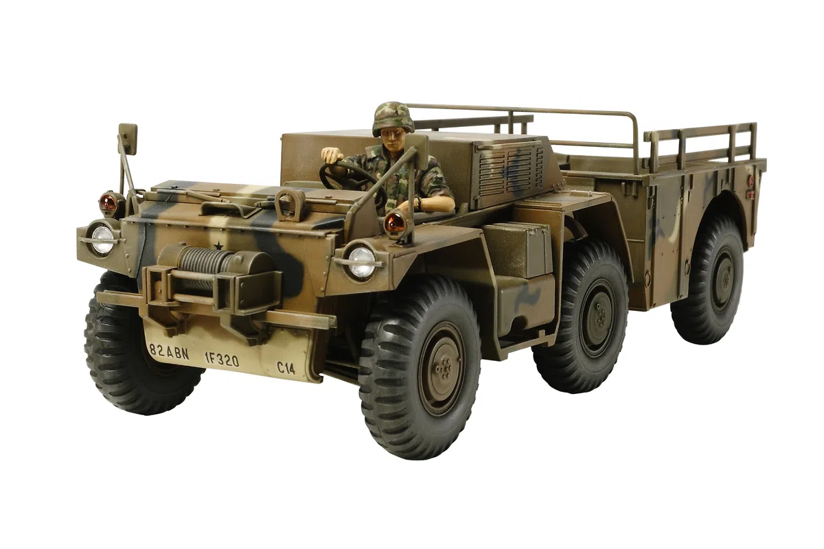 Tamiya 300035330 - 1:35 M561 Transport-Fahrzeug Gama Goat, Weiß