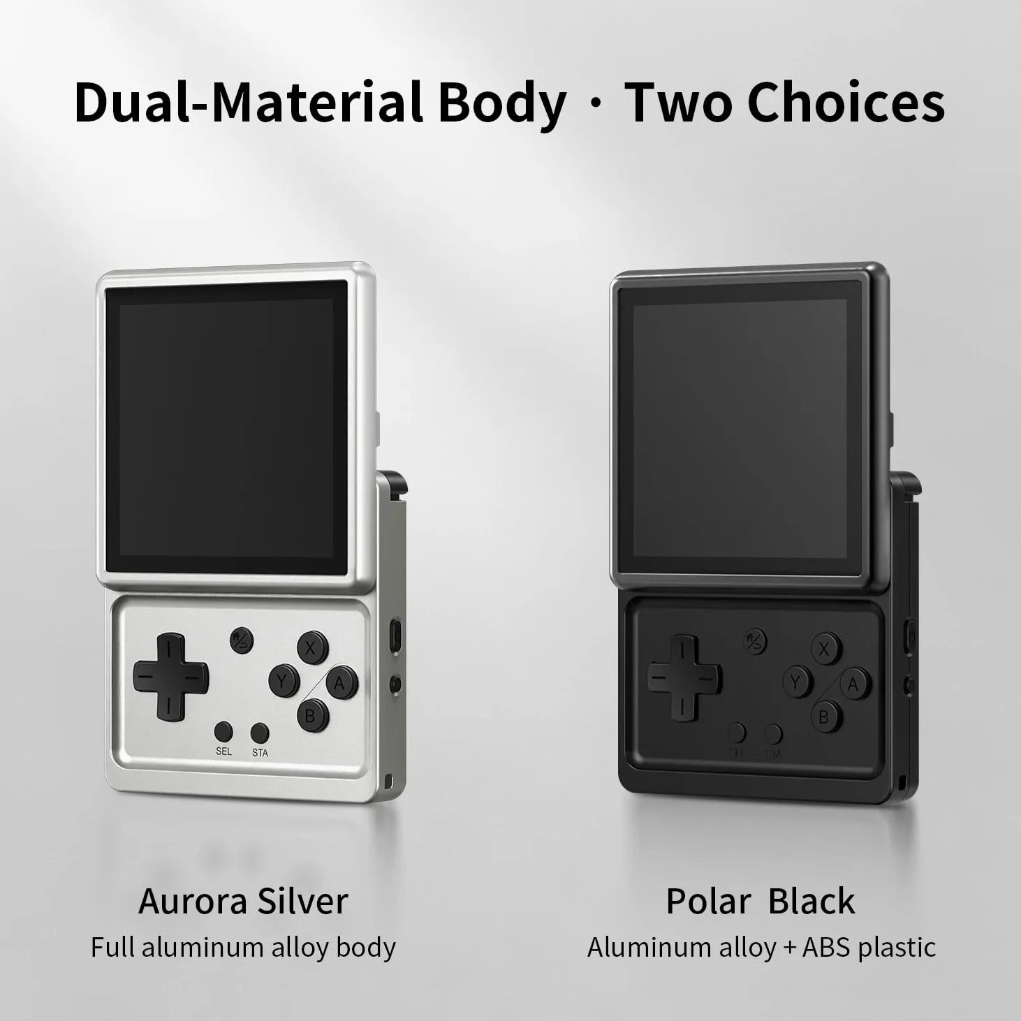 RG Rotate Retro Handheld Game Console, 3,5-Zoll-Schwenkdisplay Android-Portabel Player, Unisoc T618-Chip 3 GB + 32 GB, 2000 mAh-Batterie, Aluminiumlegierung Gehäuse