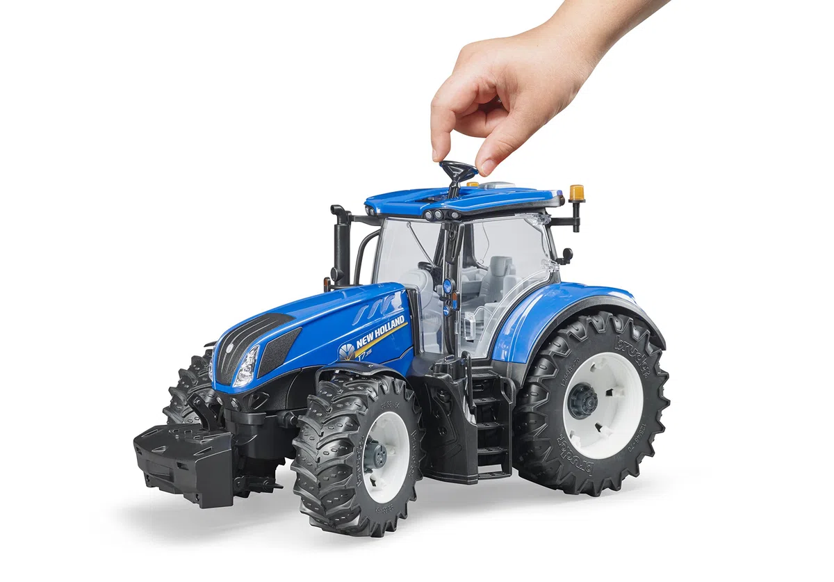 bruder 03120 - New Holland T7.315-1:16 Bauernhof Landwirtschaft Traktor Trecker Schlepper Bulldog bworld Spielzeug Fahrzeug