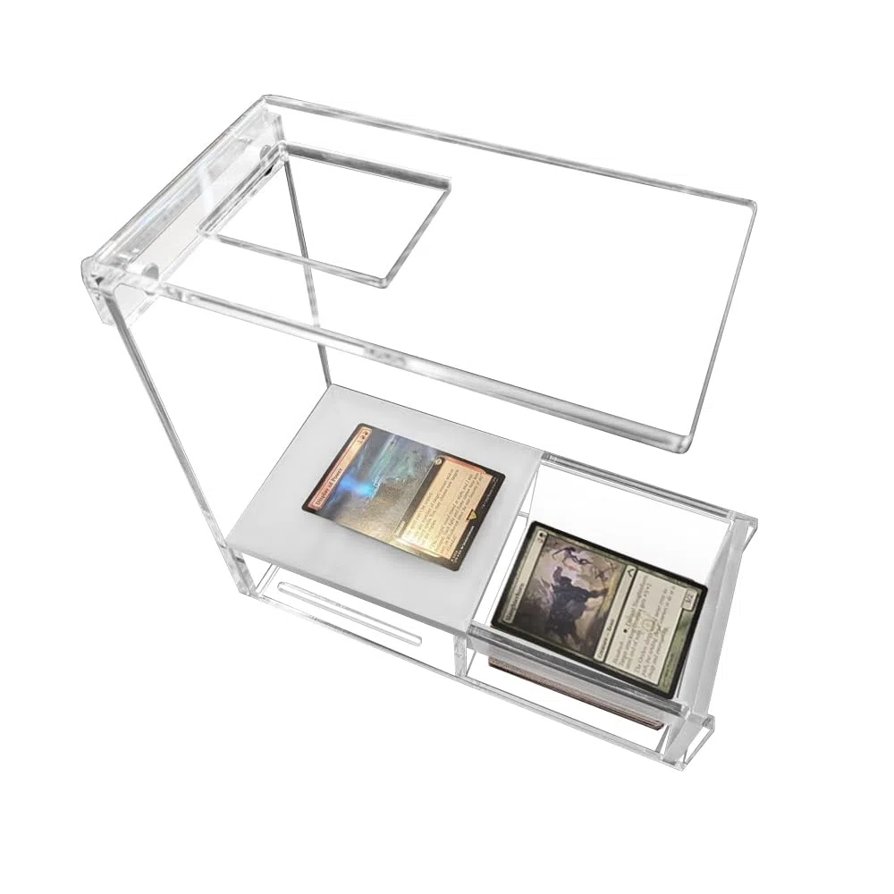 Acryl ScanBox für MTG | TCG Karten- Kompatibel mit ManaBox und Anderen Scanner-Apps, Schnelles Scannen und Preisauskunft von Magic Karten（unsleeved und Sleeved）