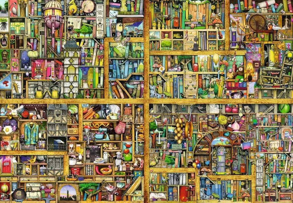 Ravensburger Puzzle 17825 - Magisches Bücherregal XXL - 18.000 Teile Puzzle für Erwachsene und Kinder ab 14 Jahren - XXL Puzzle
