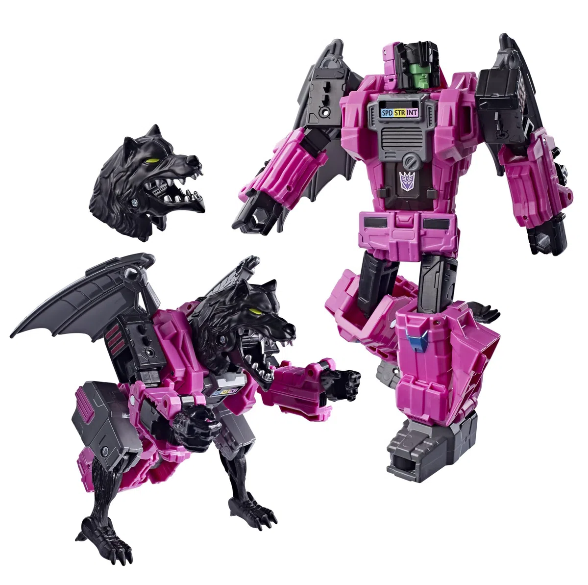 Transformers Age of the Primes Fangry, verwandelbare Deluxe-Klasse Action-Figur (13 cm), Roboter-Spielzeug ab 8 Jahren