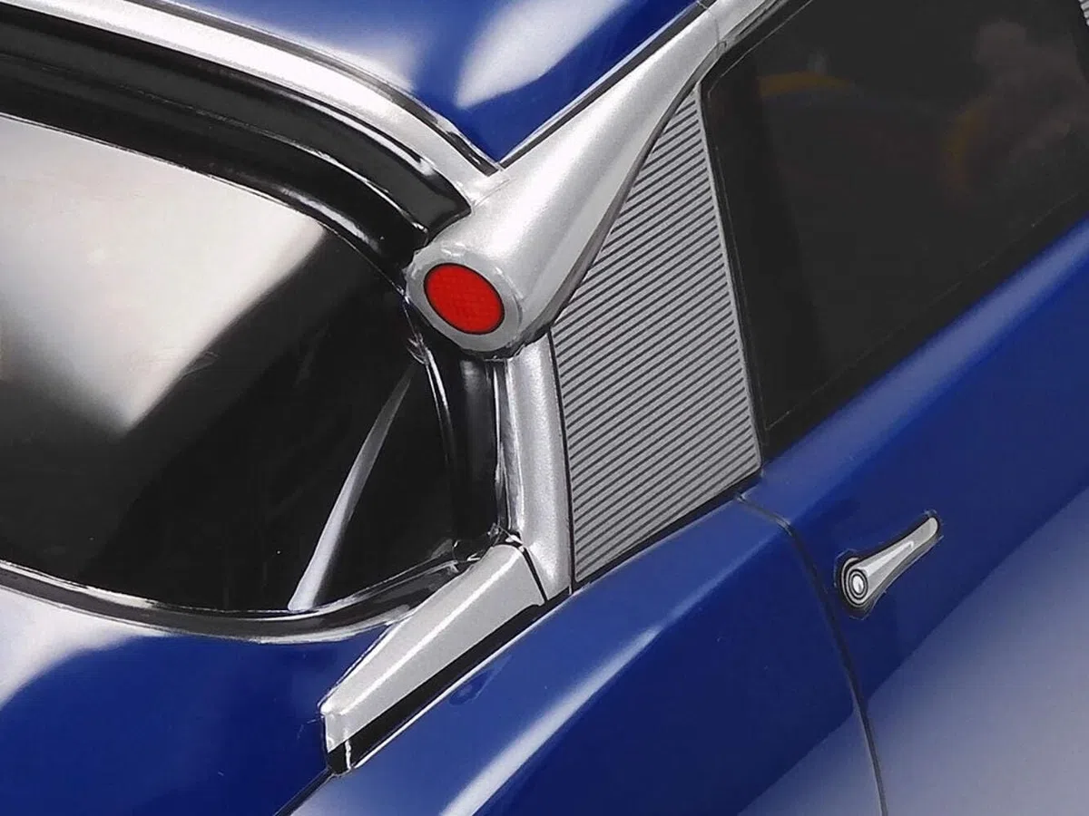 TAMIYA 58734 1:10 RC Citroen DS MB-01 - ferngesteuertes Auto, Fahrzeug, Modellbau, Zusammenbauen, Hobby, RC Bausatz, unlackiert, Blau
