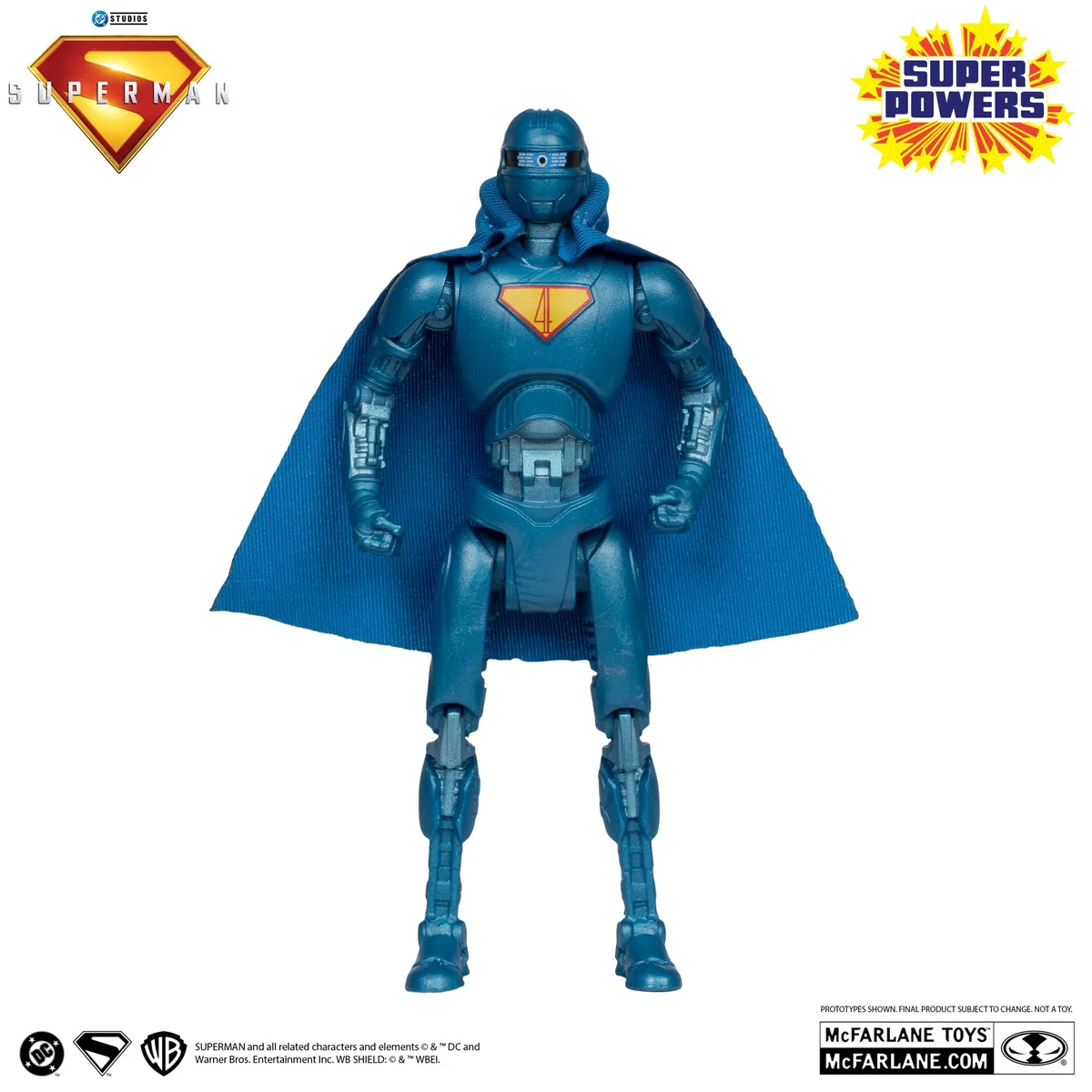 McFarlane Superman (2025) DC Multiverse Deluxe Actionfigur Superman Robot (Red Platinum Edition) 18 cm