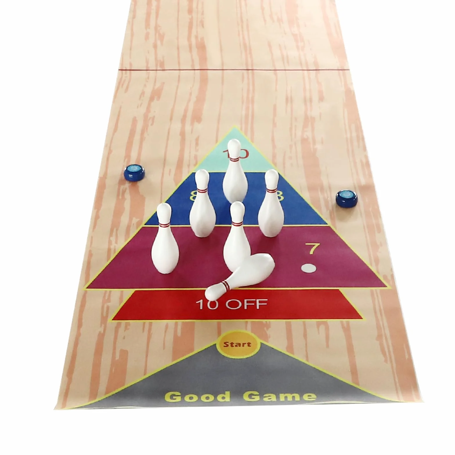 3 in 1 Curling Table-top Spiel-Set, Familienspiel Eisstockschießen Brettspiel, Compact Curling Spiel, für Kinder und Erwachsene, für Zuhause,Büro,Party(3.6 * 0.57m)