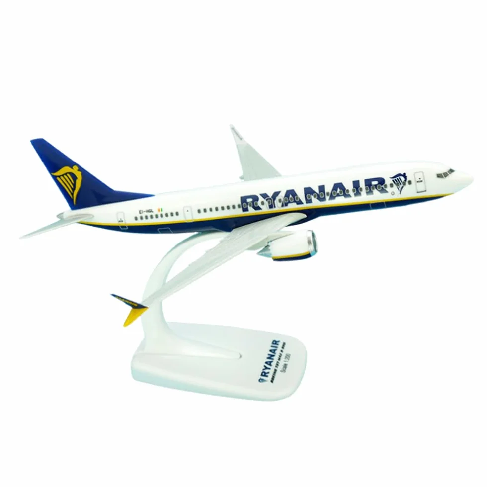 Ryanair Modellflugzeug Boeing 737 MAX 8-200 EI-HGL 20cm Snap-Fit Modell