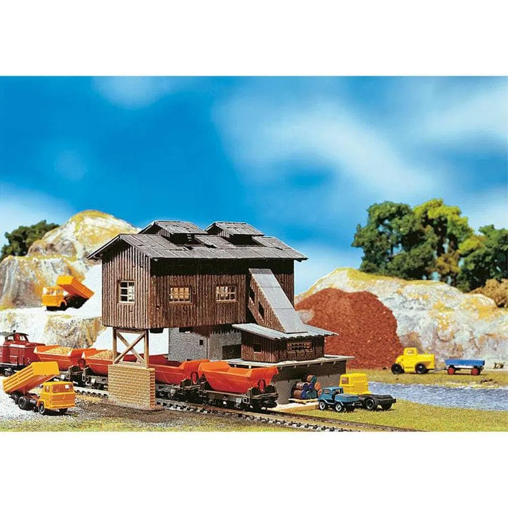 FALLER 222197 - Altes Schotterwerk, Grau, Braun, Beige