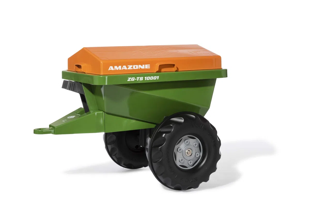 Rolly Toys rollyStreumax e Streuanhänger für Trettraktor (von 3-10 Jahren, ABN. Abdeckung, Streugutmulde) 125104