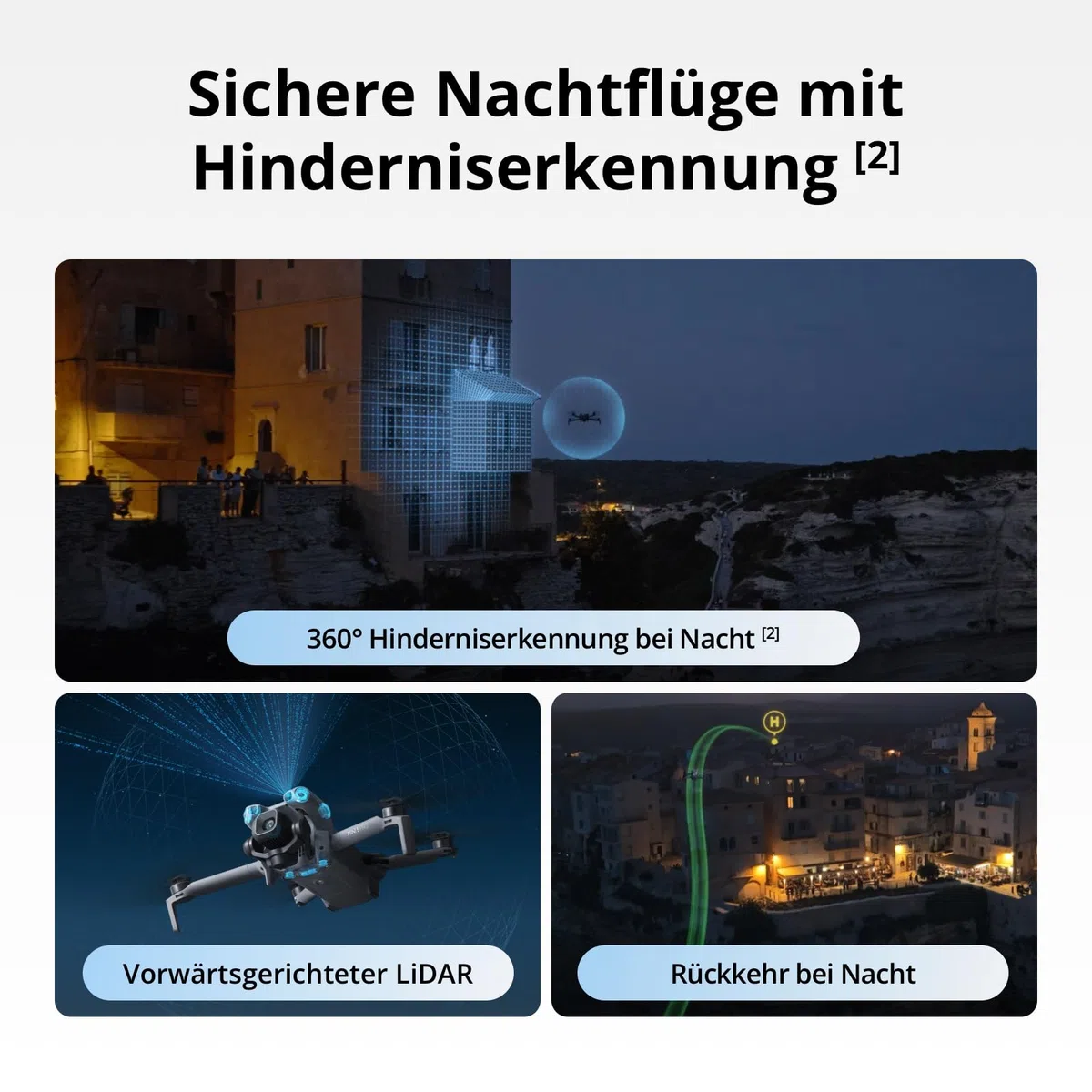Drohne-Paket - DJI - Mini 5 Pro Fly More Combo - CMOS-Kamera 1 - DJI RC2 Fernbedienung + Zubehör