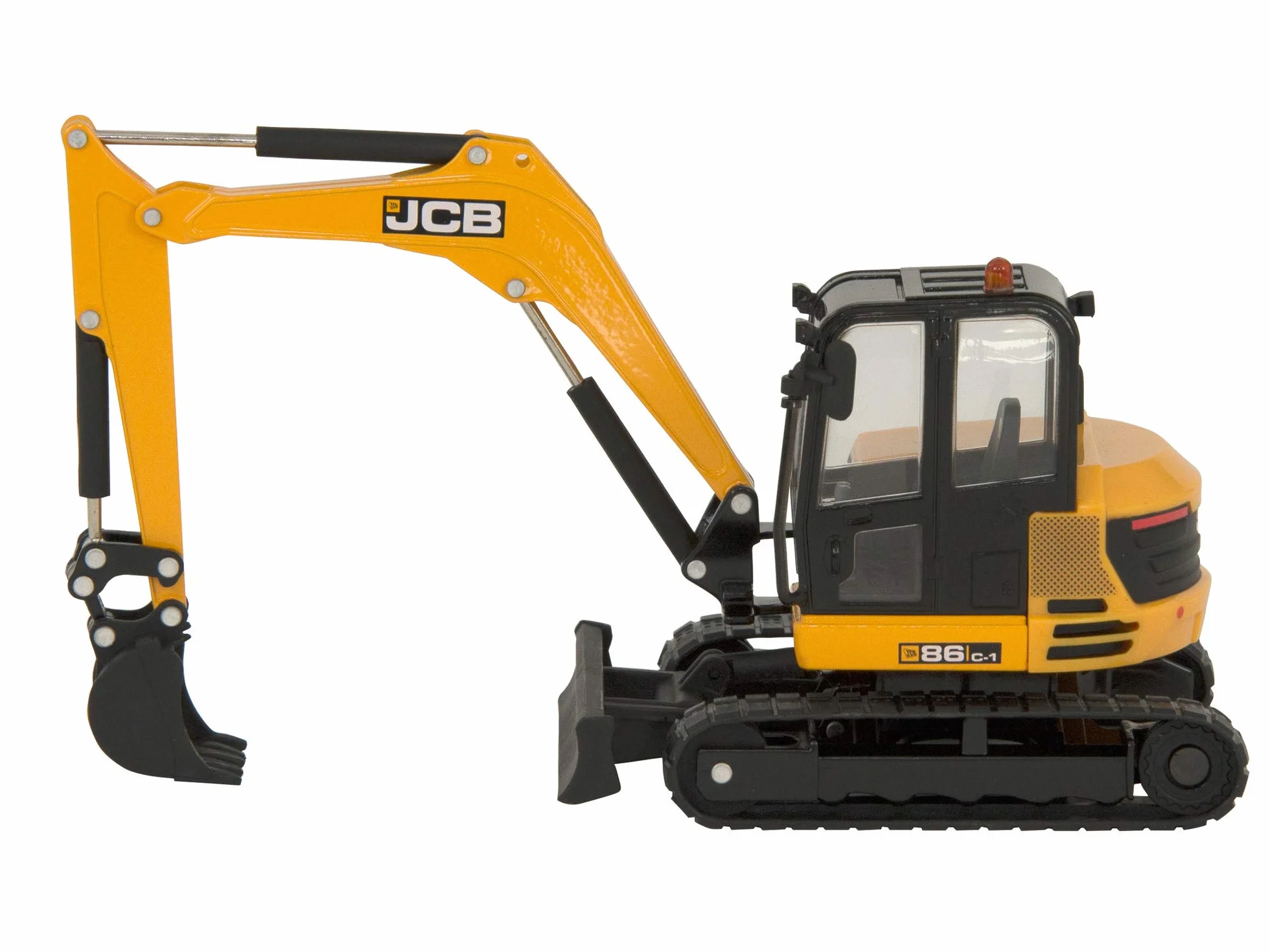 Britains Tomy 43013 Midi Kettenbagger 86C-1, Schiebe Spielzeug aus hochwertigem Material im Maßstab 1:32, interaktives Push Toys Spielzeug ab 3 Jahren, für Fans von originalgetreuen Nachbildungen