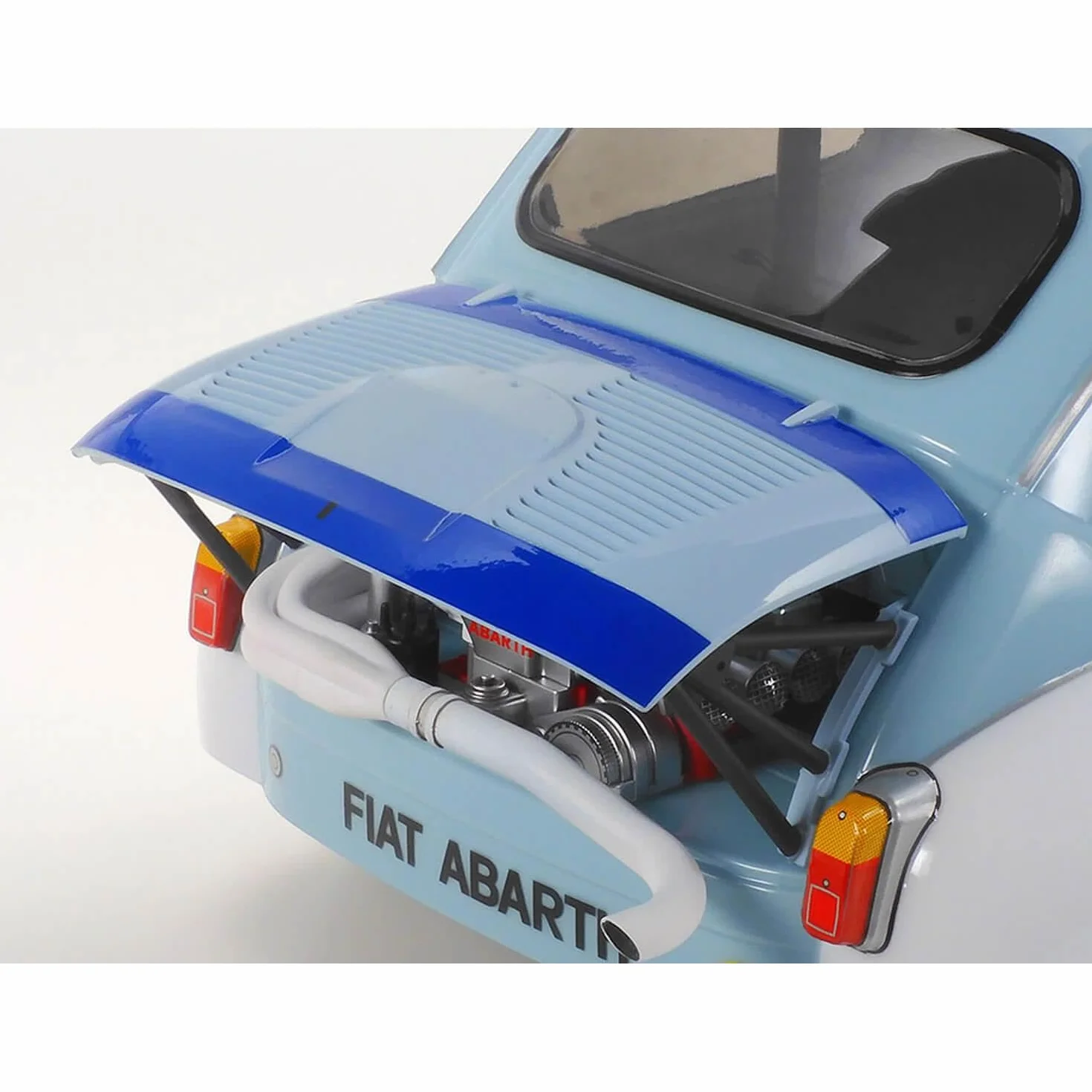 Tamiya 58721 1:10 RC FIAT Abarth 1000TCR MB-01 - ferngesteuertes Auto, Fahrzeug, Modellbau, Zusammenbauen, Hobby, RC Bausatz, unlackiert, Red