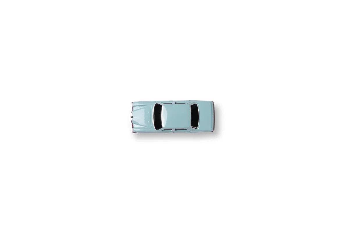 Carson 500504170 1:87 M-B 200/8 blau 100% RTR - Fahrfertiges Modell, RC Auto, H0 Auto,RC Modell,Diorama Fahrzeug