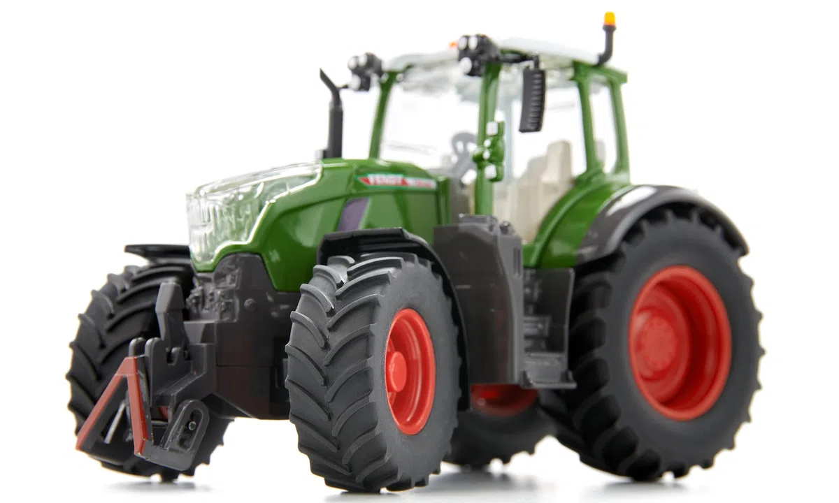 Siku 3293, Fendt 728 Vario, Spielzeug-Traktor, 1:32, Metall/Kunststoff, Grün, Abnehmbare Kabine, Gummierte Reifen