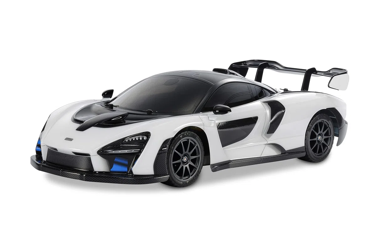 Tamiya 58711 1:10 RC McLaren Senna TT-02 - ferngesteuertes Auto, RC Fahrzeug, Modellbau, Bausatz zum Zusammenbauen, Bausatzmodell