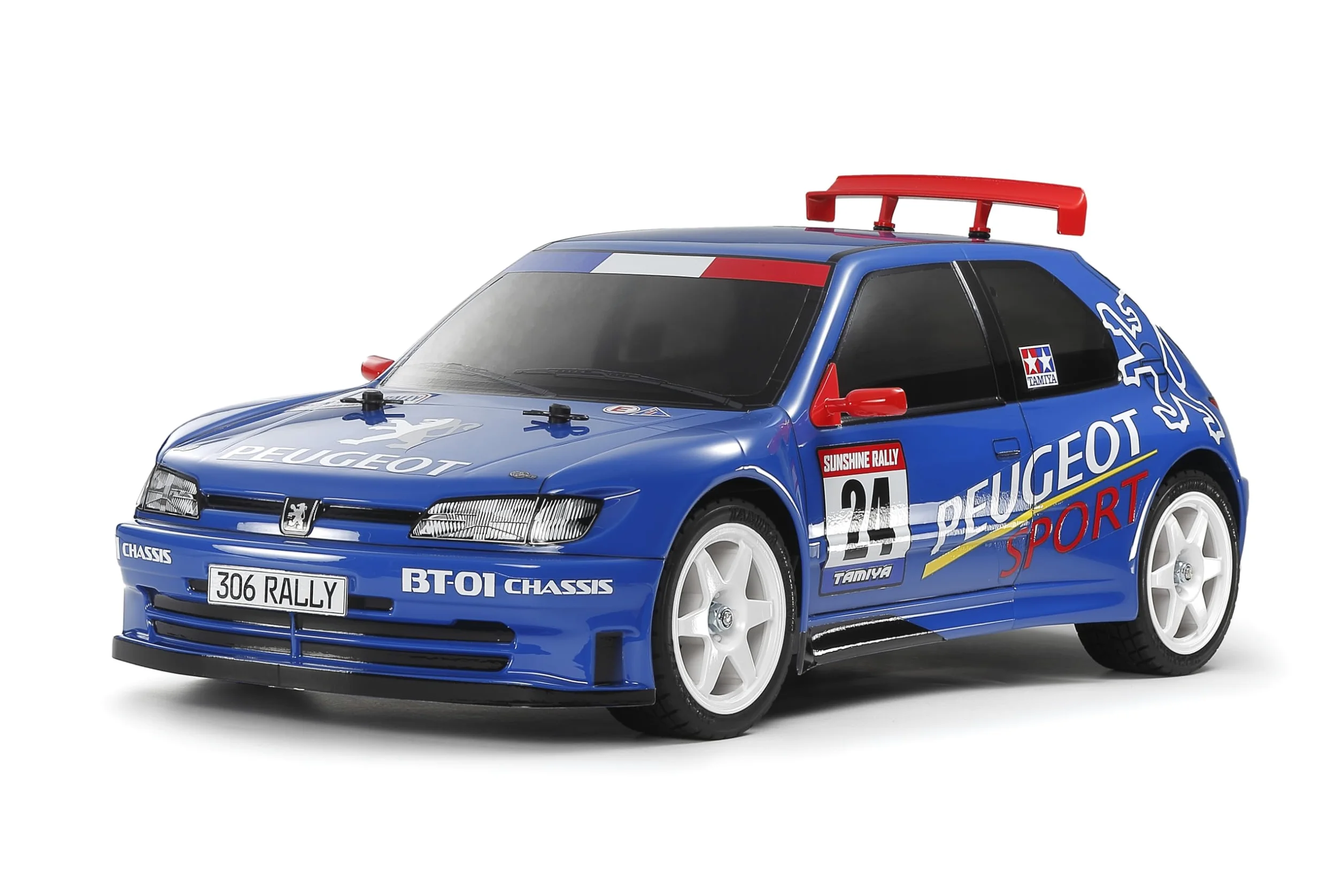 Tamiya 47513 1:10 RC Peugeot 306 Maxi Lack. BT-01 - ferngesteuertes Auto, Fahrzeug, Modellbau, Zusammenbauen, Hobby, RC Bausatz, vorlackiert