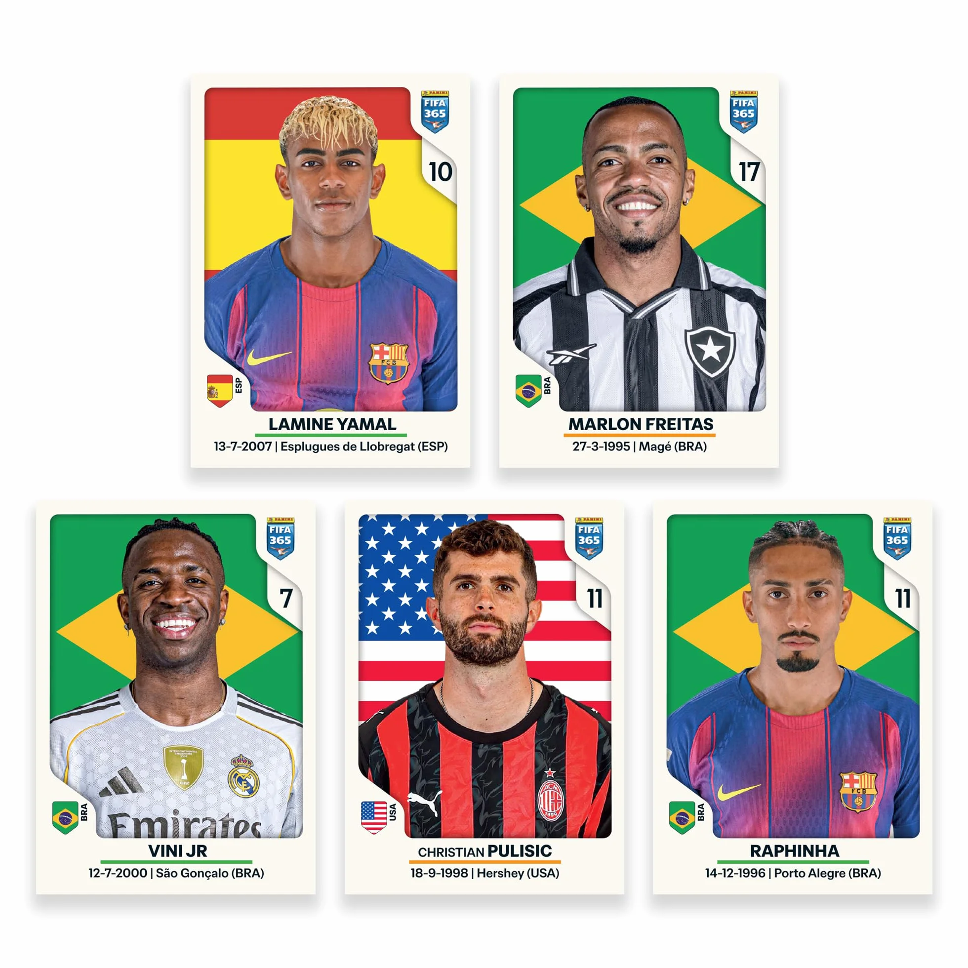 Panini FIFA 365 2026 Sticker Box mit 36 Hüllen