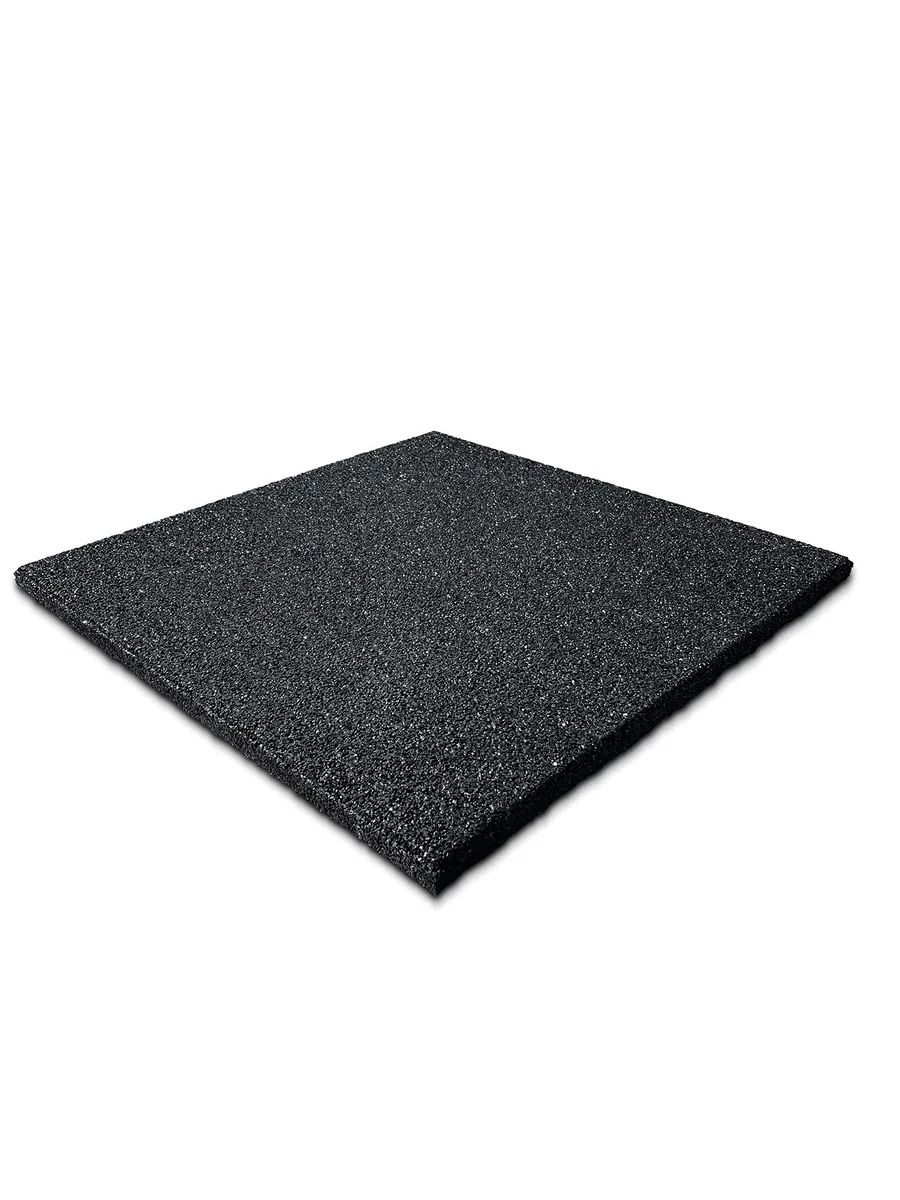 12 x Fallschutzmatten Schwarz 50x50x2,5cm Gummimatten Spielplatzmatte Schaukel Rutsche Spielturm Outdoor Indoor Fitness Gymnastikmatte