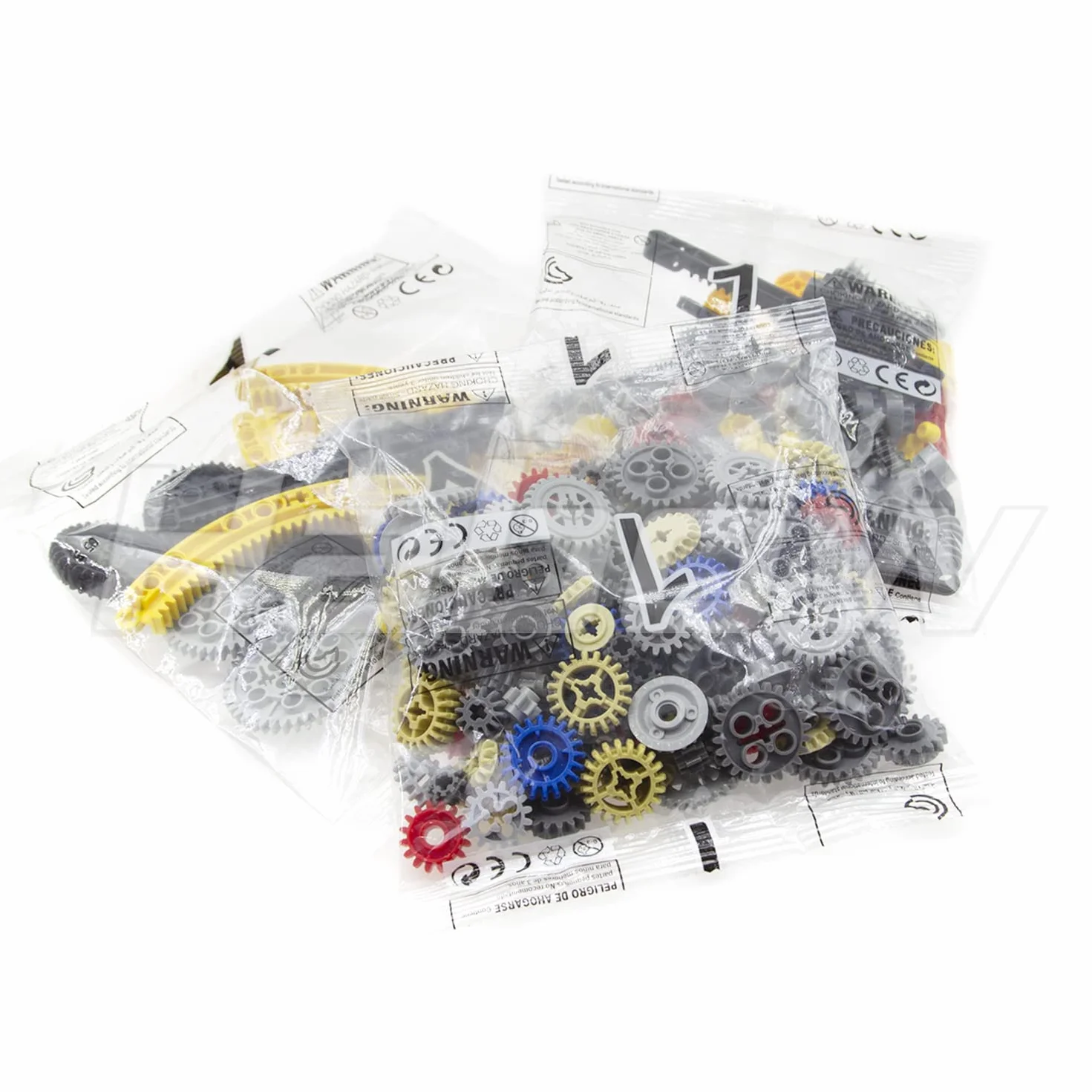Habow 233pcs Technic-Parts Technic-Gears Achsen-Stiftverbinder Kompatibel mit Mainstream Baustein Marke Cam Schneckenräder Getriebe Lenkteile Differentialmotor Kit MOC Ersatzteile