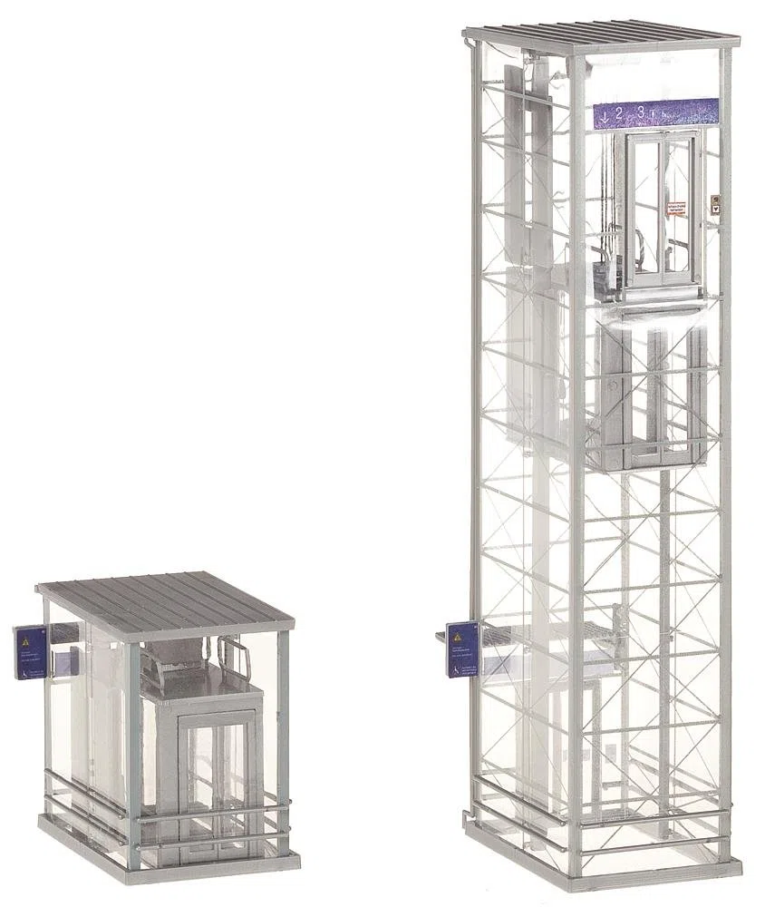 Faller 180609 H0 Moderne Aufzüge Bausatz, Grau