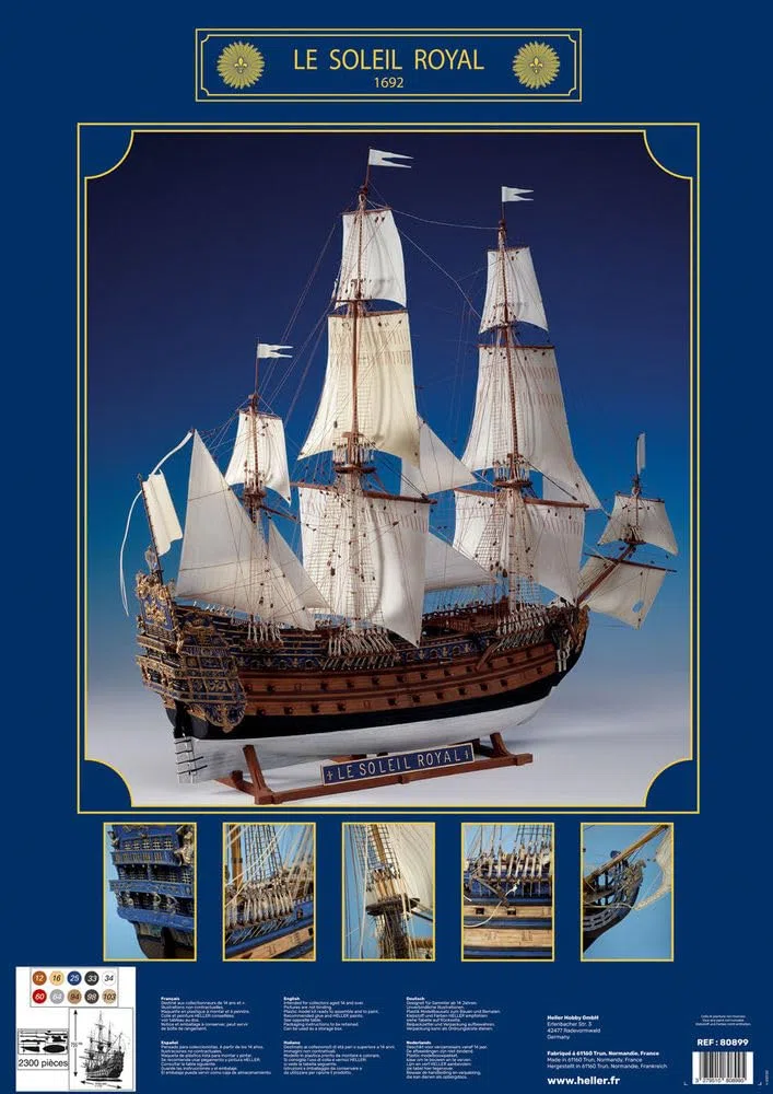 Heller 80899 Modellbausatz Soleil Royal