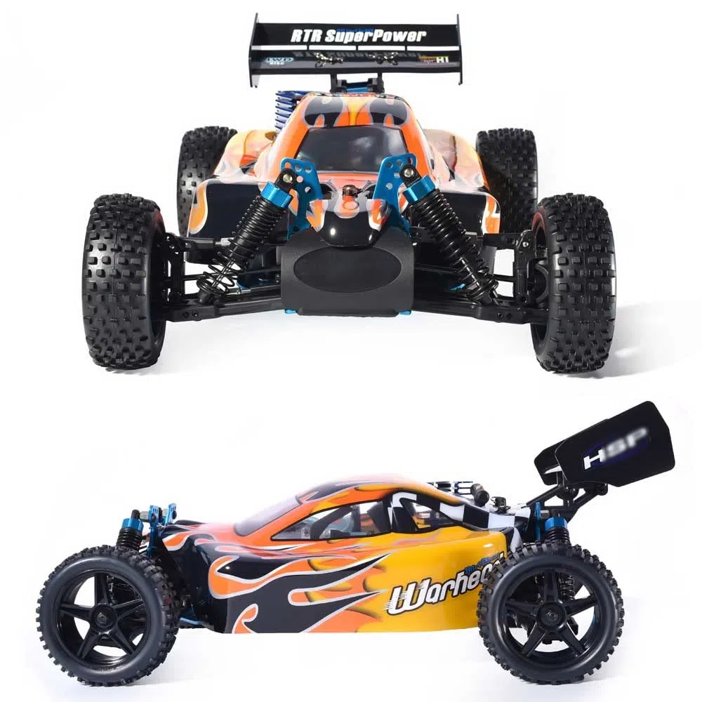 Rc Cars Nitro Gas Power Rc Car 72CC Ölbetriebener RC Truck, Hobbyspielzeug RC Buggy, 70 km/h schneller Benzinmotor Rennwagen RC Fahrzeug 4WD Zweigang-Offroad-Truck Erwachsenenspielzeug Geschenk