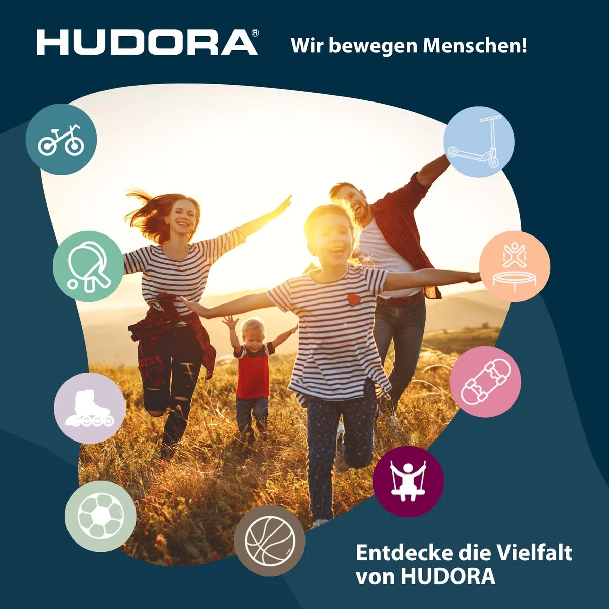 HUDORA Brettschaukel in Schwarz - Outdoor Kinder-Schaukelsitz aus Gummi - TÜV Rheinland/GS geprüfte Kinderschaukel mit höhenverstellbaren Seilen - Schaukelbrett für Kinder & Erwachsene bis 100 kg