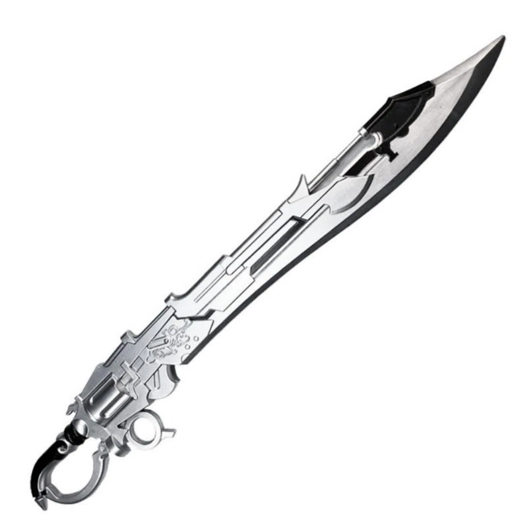 damdos Halloween Prop Fantasy PU Foam Cosplay Hardedge Sword, Cloud Strife Buster Armor Break Sword Remake Sword Knife Weapon Birthdays Gifts